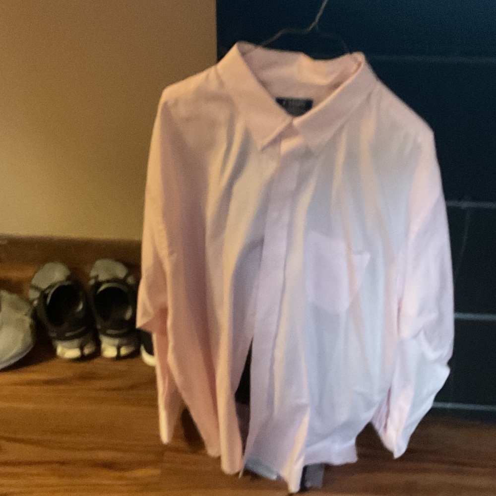 Chaps Light Pink Collared Shirt